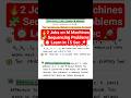 2 Jobs Through M Machines | Steps Explained in OR Sequencing Problems | OR Simplified #shorts