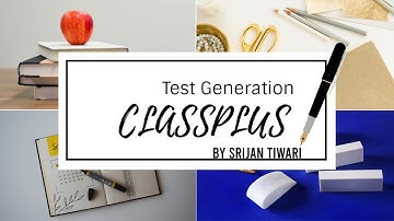 How to take a Online Test in CLASSPLUS Portal| LMS | CMS | Tutorial