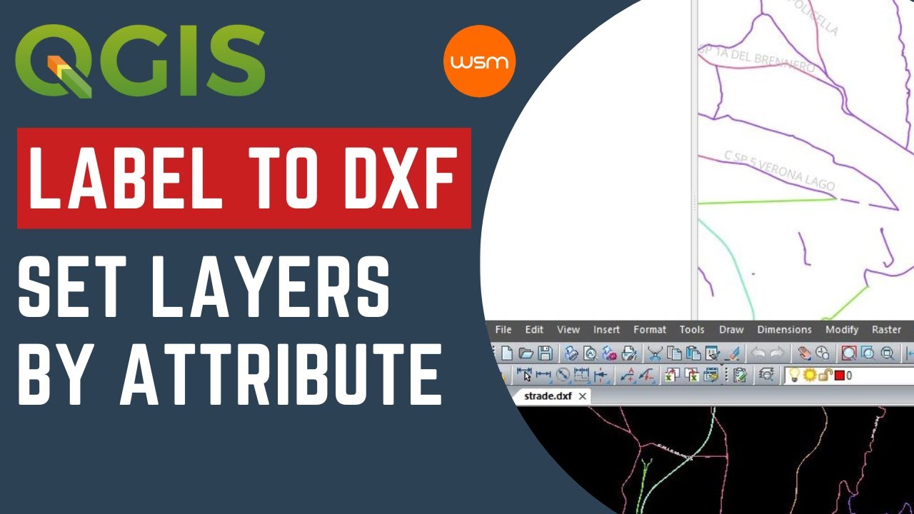 QGIS Exporting Labels To DXF And Set Layers By Attribute YouTube