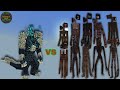 Revamped Wardenzilla vs Siren Head's | Minecraft Bedrock | MobBattle