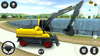Direksiyonlu Ekskavatör Kepçe Oyunu Drive Simulator 2021 - Android Gameplay