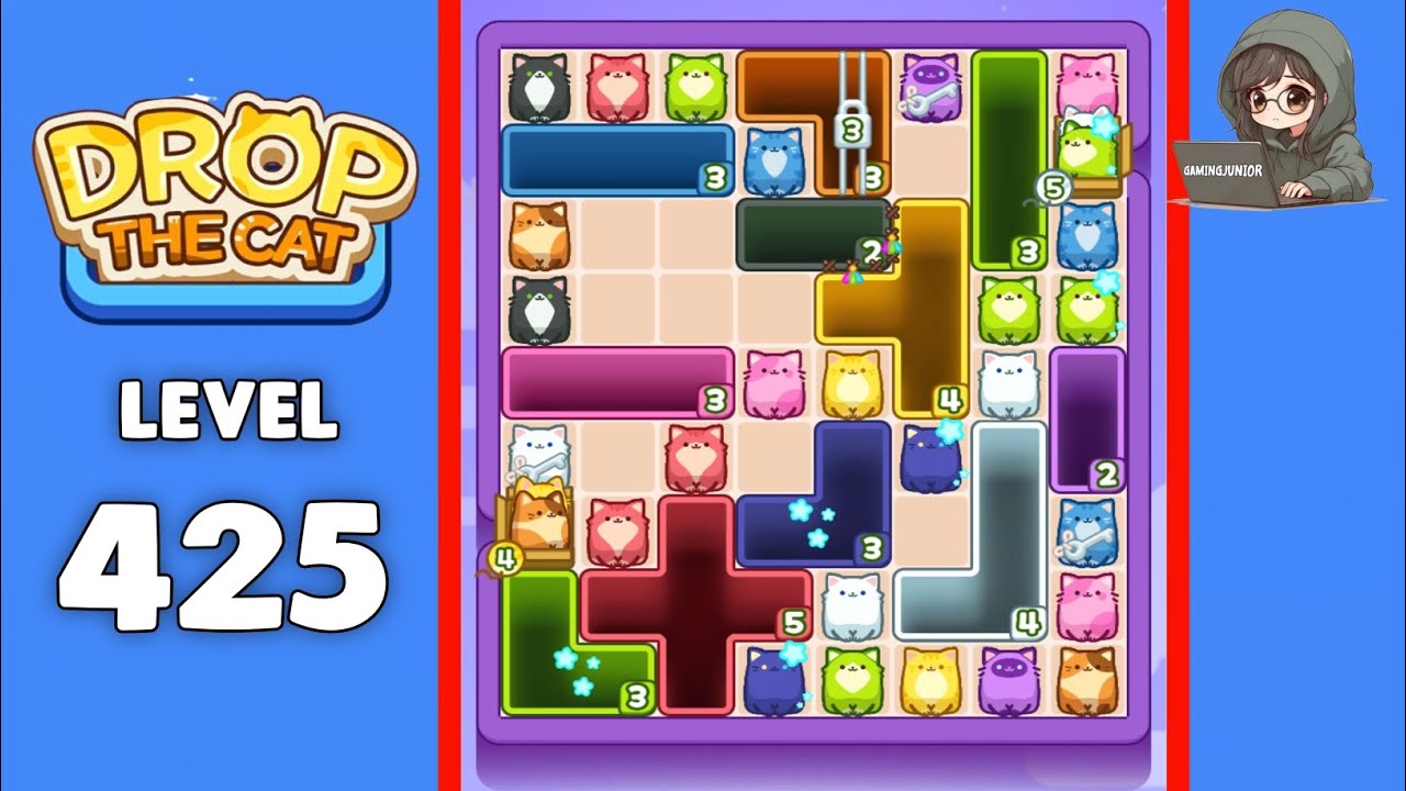 Drop The Cat level 425 solution