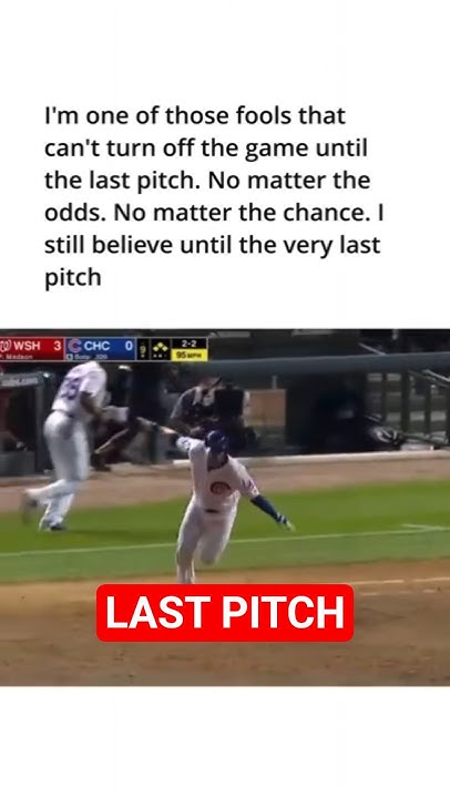 I Believe Until The Last Pitch #baseball - YouTube