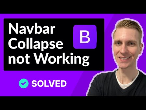 Navbar Collapse Not Working In Bootstrap 5