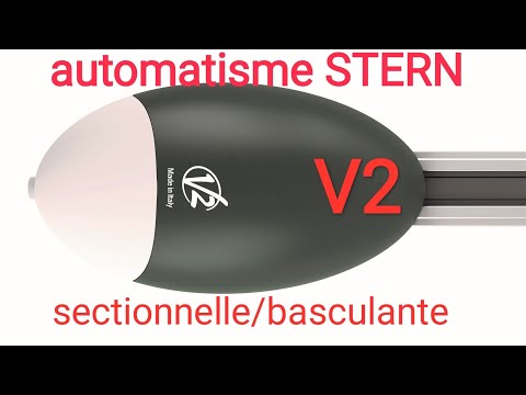 automatisme de plafond STERN , V2 , réglages et configuration.