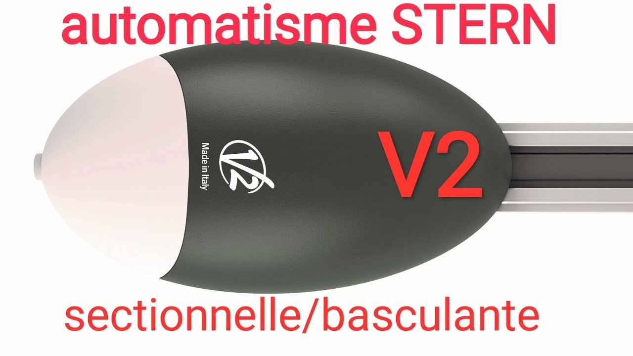 automatisme de plafond STERN , V2 , réglages et configuration.