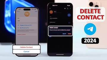 How To Delete Contact on Telegram Permanently!