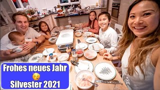 Silvester 2021 🥳 Frohes neues Jahr! Familien Pantomime Party Spiele & Raclette essen | Mamiseelen