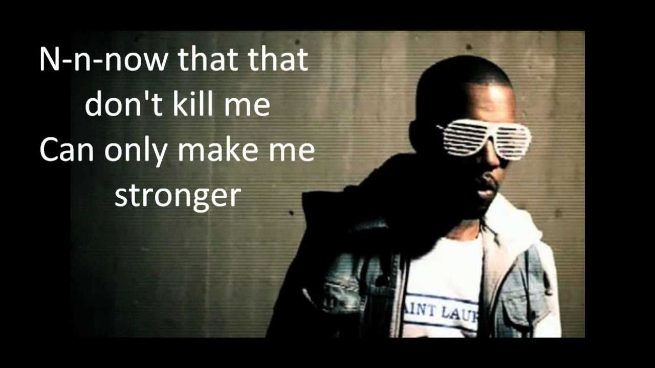 Kanye West Stronger Lyrics - YouTube