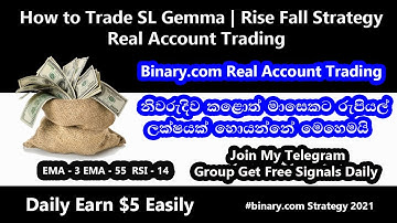 #binary How to Trade Binary Options Profitably | Binary Real Account Trading Rise Fall Strategy 2021