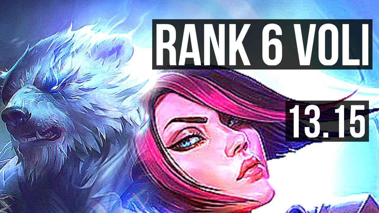 VOLIBEAR vs FIORA (TOP) | Rank 6 Voli, 3/1/2 | EUW Grandmaster | 13.15