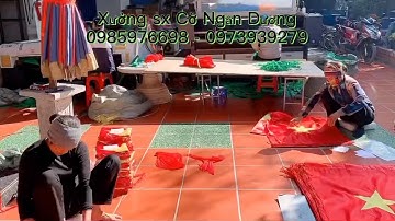 XƯỞNG SẢN XUẤT CỜ TỔ QUỐC: Bao số lượng, bao giá toàn thị trường