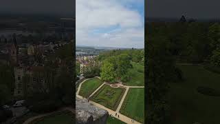 The View From The Tower Of Hluboká Castle.