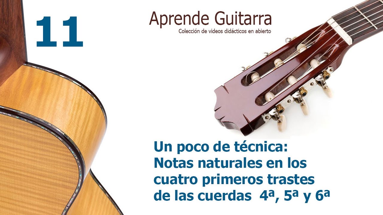 Notas de la guitarra (por trastes y cuerdas; con imagen) - Saber es práctico