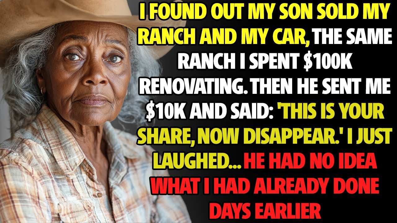 “That’s your share, Mom - now disappear.” My son stole everything I built! | family drama story