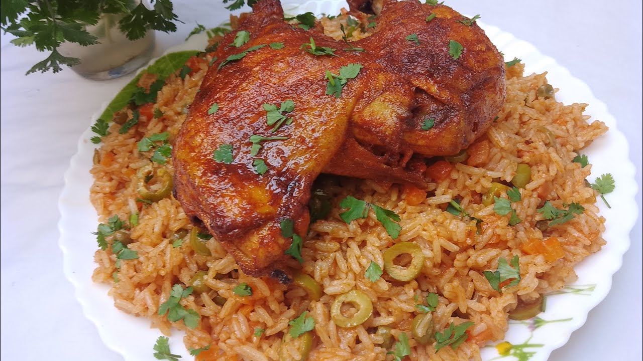 احذفي جميع الوصفات نتاع الروز 🍚وحافظي على هذي الوصفة 😋روز بالخضر والجاج ويجيك كل حبة وحدها