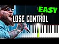Teddy Swims Lose Control EASY Piano Tutorial mp3