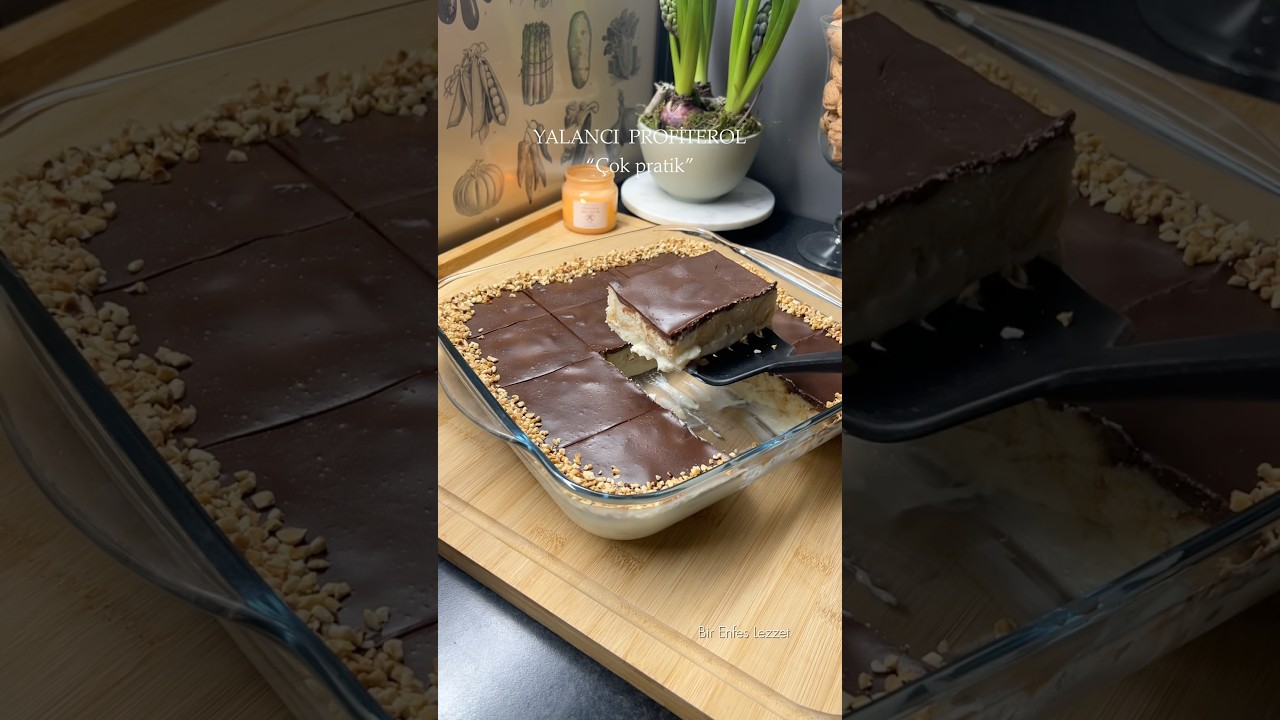Çikolata Sevenler Buraya! En Pratik Yalancı Profiterol Tarifi #shorts #food #recipe #pratiktarifler