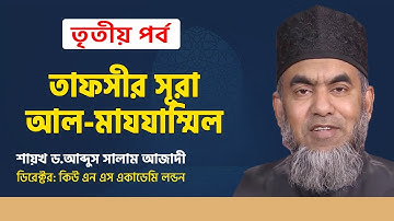 আল-মুযযাম্মিল | Al-Muzzammil | سورة المزمل | Dr. Abdus Salam Azadi | QnS London | QnS। Episode 3