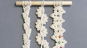 3 FLORAL MACRAME LEAF PATTERNS FOR MICRO & MACRO MACRAMÉ