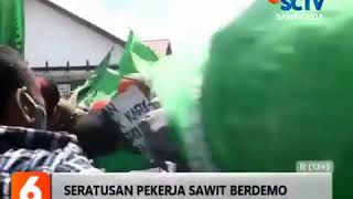 Aksi Demo Buruh Perusahaan Klk Group Nyaris Bentrok