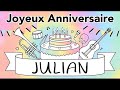 Nouveau joyeux anniversaire julian giulian