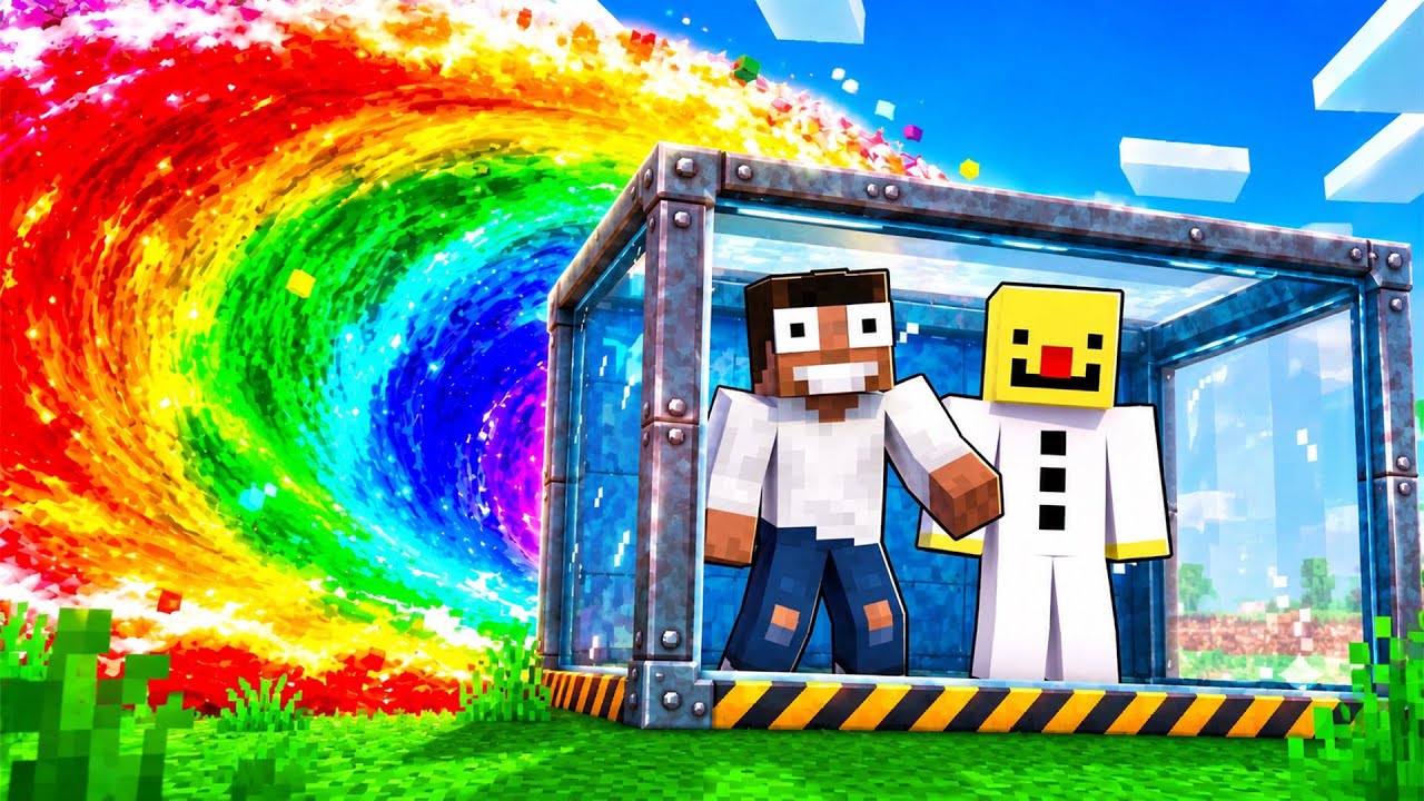 Minecraft, RAINBOW TSUNAMI vs DOOMSDAY BUNKER || Minecraft Mods