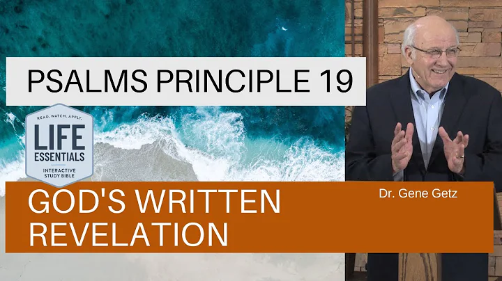 Psalms Principle 19: God's Written Revelation (Psalm 19)