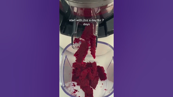 Drink beet juice every morning for these results