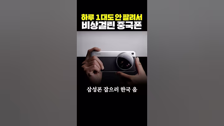 한국에서 하루에 1대도 안팔려서 비상걸린 중국폰