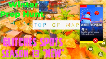 PROP HUNT BEST SECRET GLITCHES SPOT CODM SEASON 13 FIRING RANGE MAP