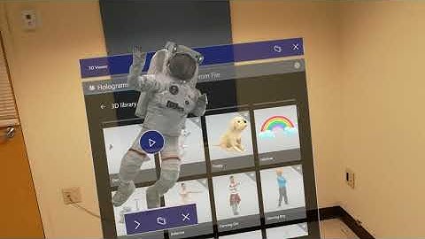 Hololens2 Sandbox - Placing Holograms in my Studio using 3D Explorer - 1 of 4