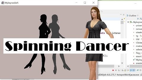 Java 3D: How to Make a Spinning Dancer Model (.obj) (with Source Code)