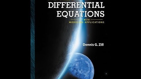 Ordinary Differential Equations Course: 2nd-Order Inhomogeneous Variation Parameters (Fall 2020)