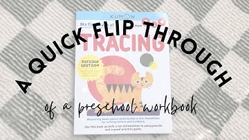 Kumon My First Book of Tracing || Preschool