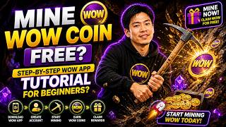 Mine WOW Coin Free? Step-by-Step WOW App Tutorial for Beginners?