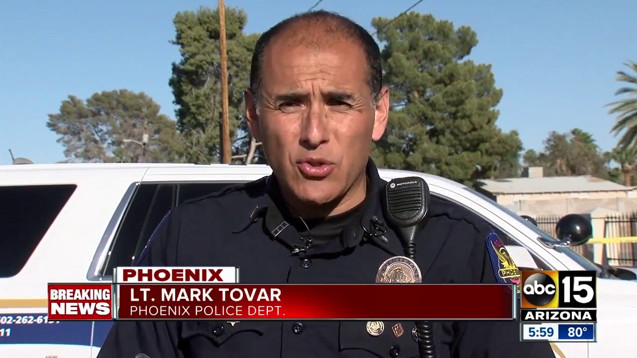 Suspect dead after shooting at Phoenix police officers - YouTube