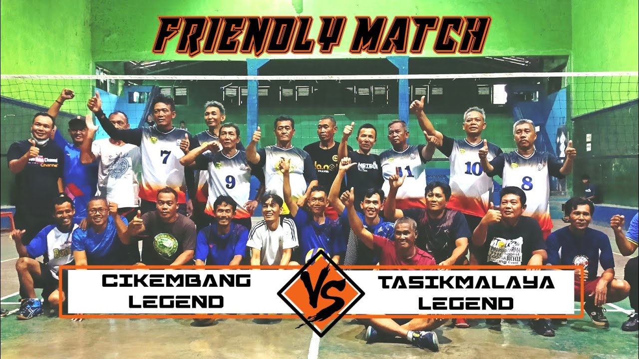 LAGA PERSAHABATAN + REUNI VOLI 🏐 || CIKEMBANG LEGENDS VS TASIKMALAYA LEGENDS (YUDA, ATEP TSH, DKK) 🔥