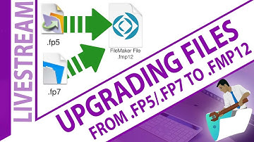 Upgrading From .fp5 and .fp7 FileMaker Files with Jacob Taylor - FileMaker Claris Livestream