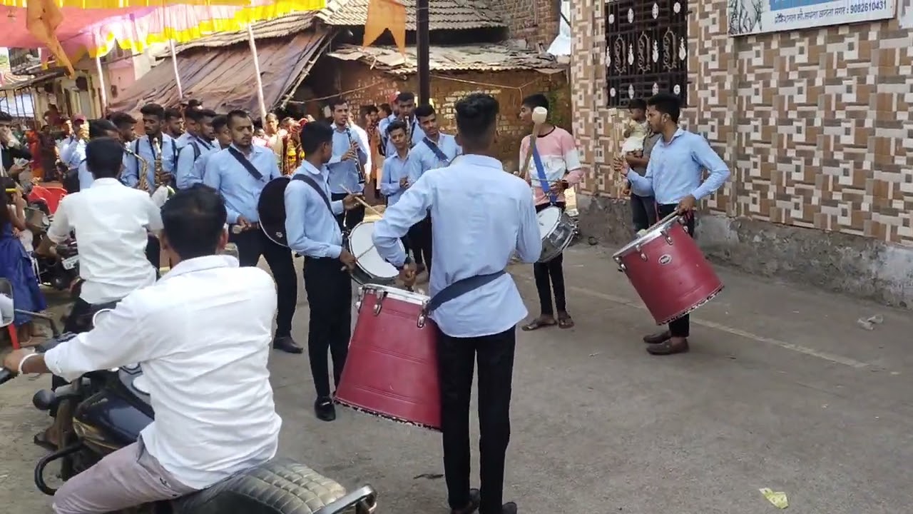 (kanifnath brass band ghotsai),       ghe bahini ghe kara song.          (8263968624)