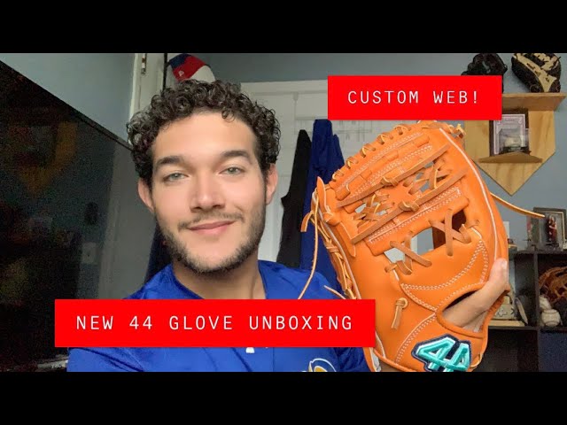 MIZUNO - 44 Pro Gloves Japan Select オーダー 外野手用 44 PRO GLOVE UNBOXING - Japan Select with CUSTOM WEB - YouTube