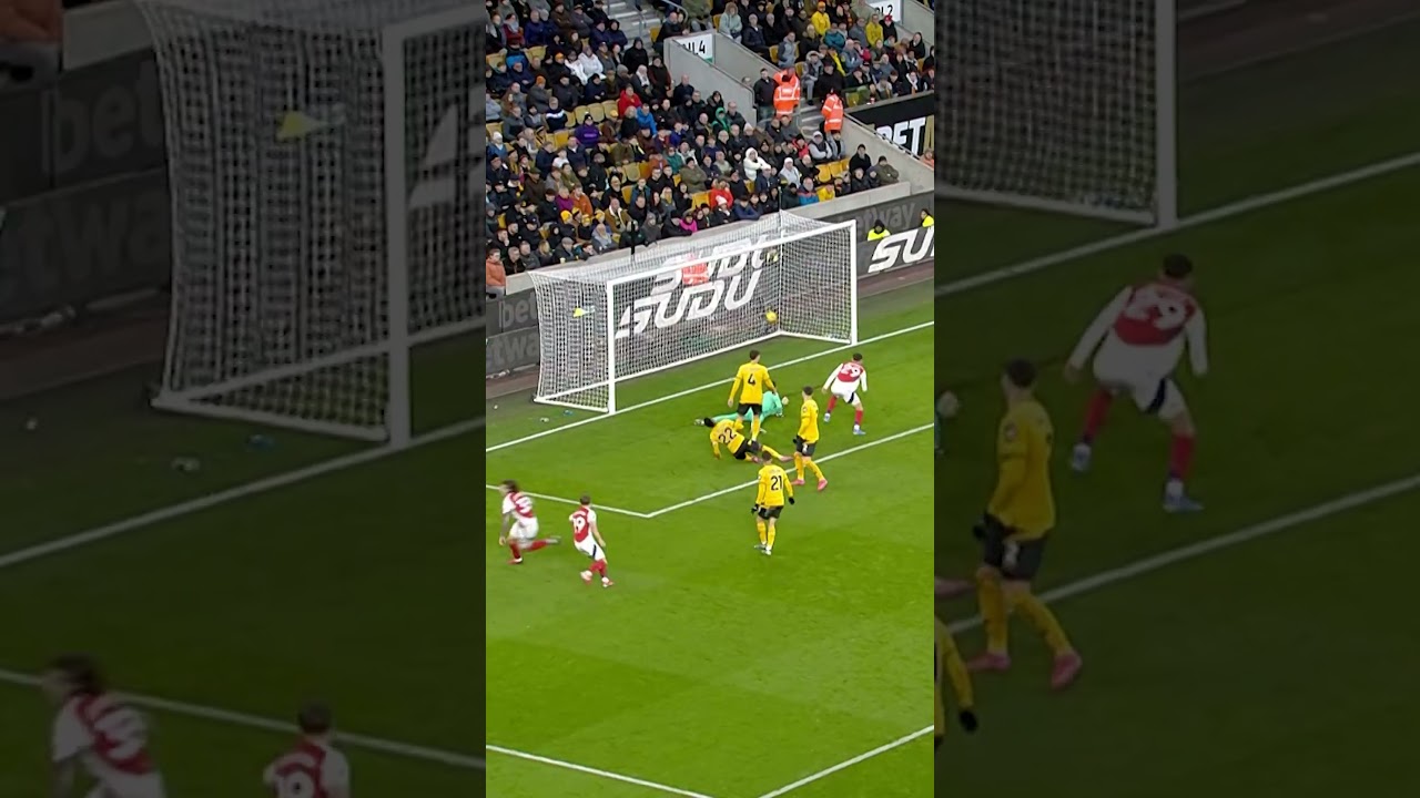 CALAFIORI COMING UP CLUTCH FOR ARSENAL VERSUS WOLVES! 🤌 