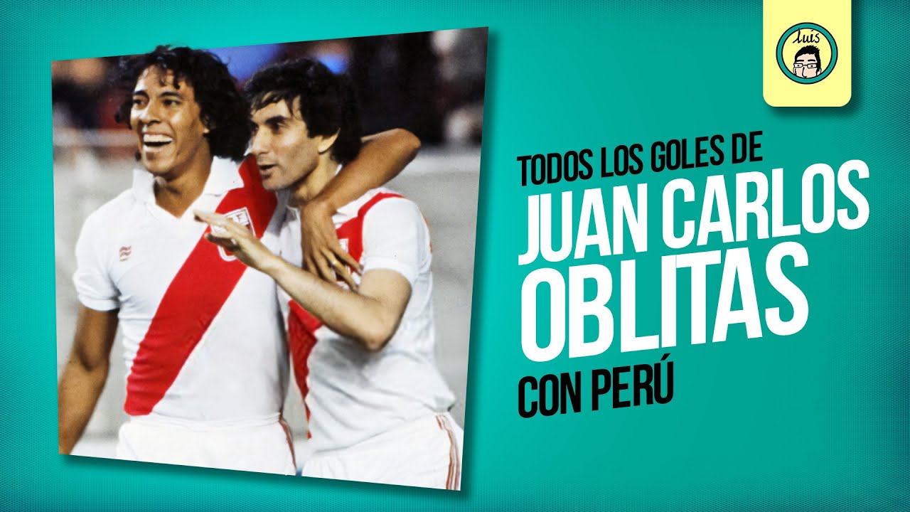 Todos los GOLES de JUAN CARLOS OBLITAS con PERÚ 🇵🇪  | albto