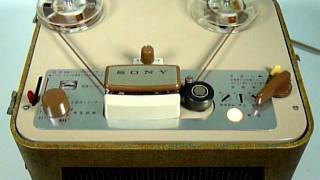 1959年製【真空管式】 ソニーテープレコーダーTC-101 - YouTube