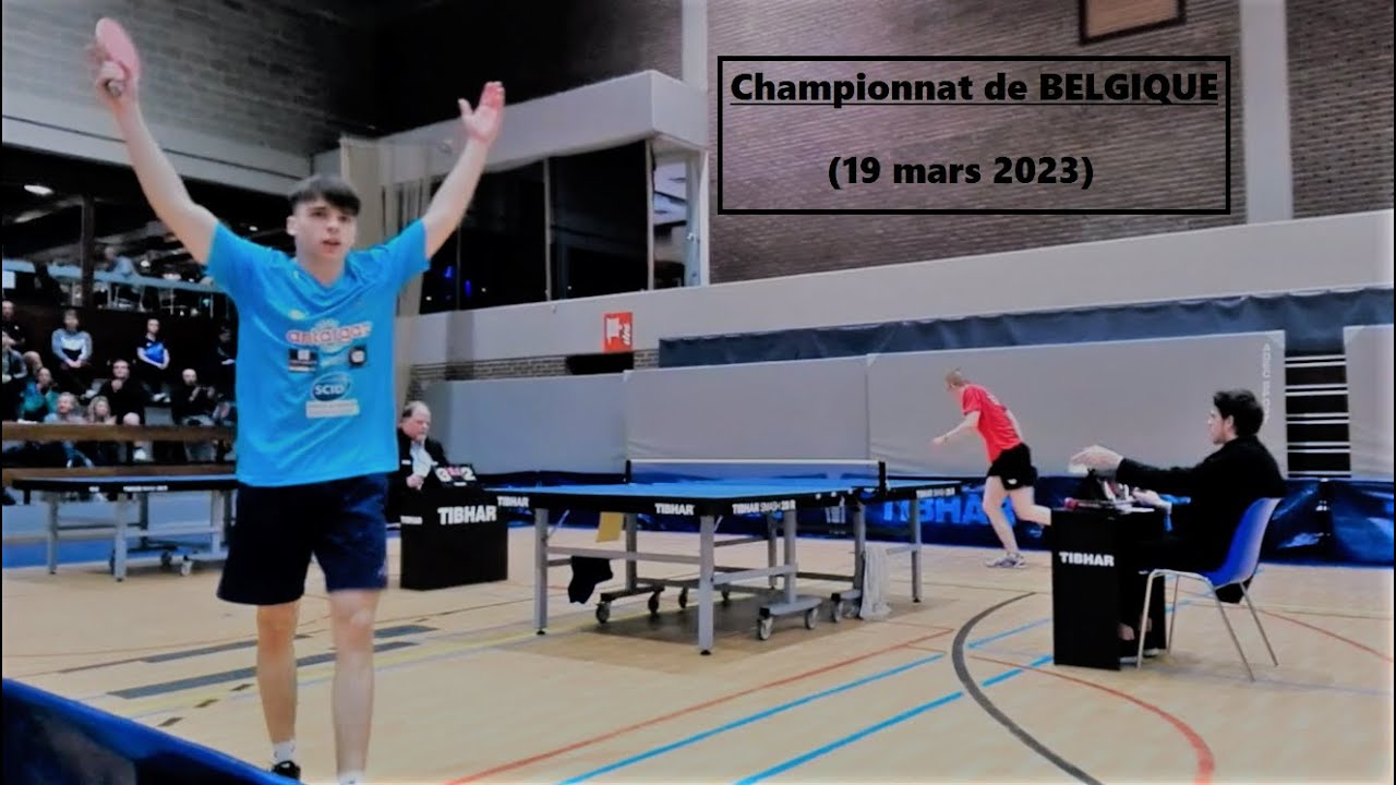 Championnat de BELGIQUE // Tennis de table // Centre Sportif du BLOCRY