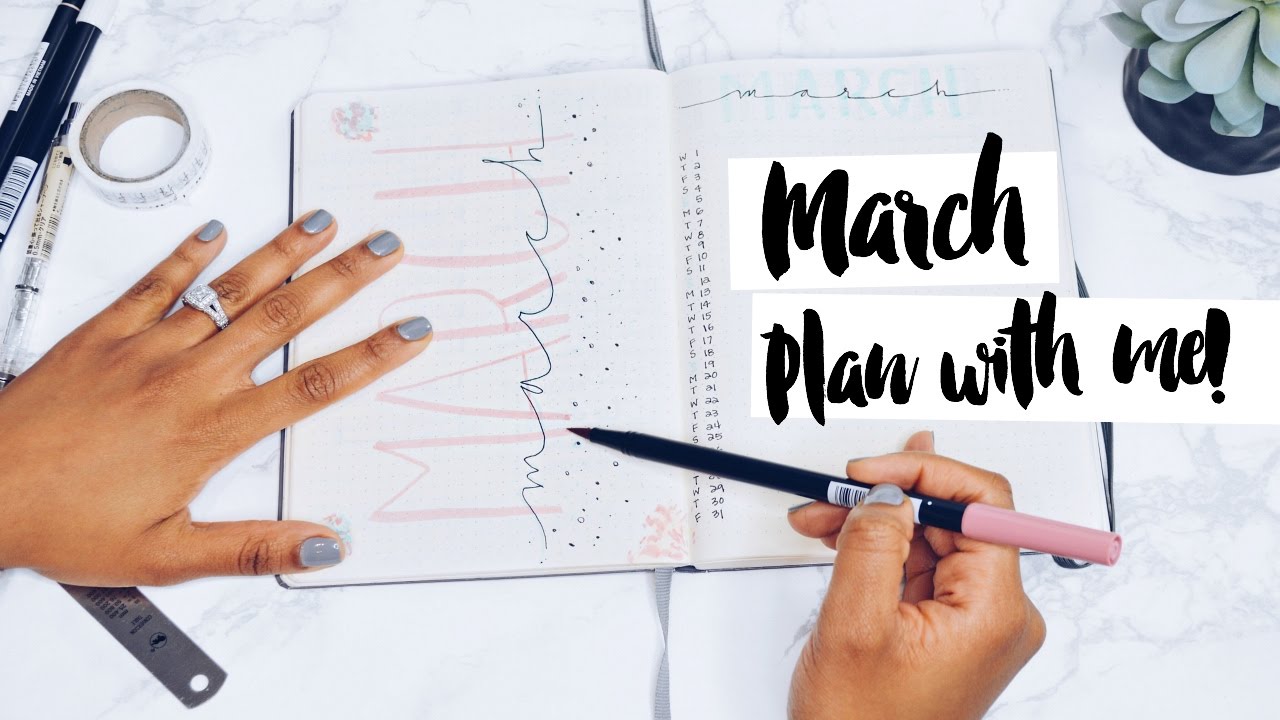 Bullet Journal | March Plan With Me! how to change wifi password