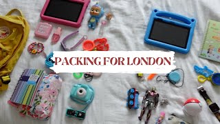 PACK WITH ME ~ DAY IN LONDON ~ KIDS CARRY ON