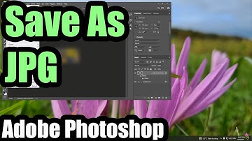 How to save a picture as JPG? (Photoshop 2021, Save as / Save a copy)