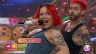 Priscilla canta 'Quer Dançar' ao vivo no Encontro (17/11/2023)