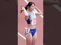 【壹岐あいこ・永石小雪・柴藤凜】揃いすぎた予選・レース前【　2026年日本選手権女子100m予選3組 #shorts